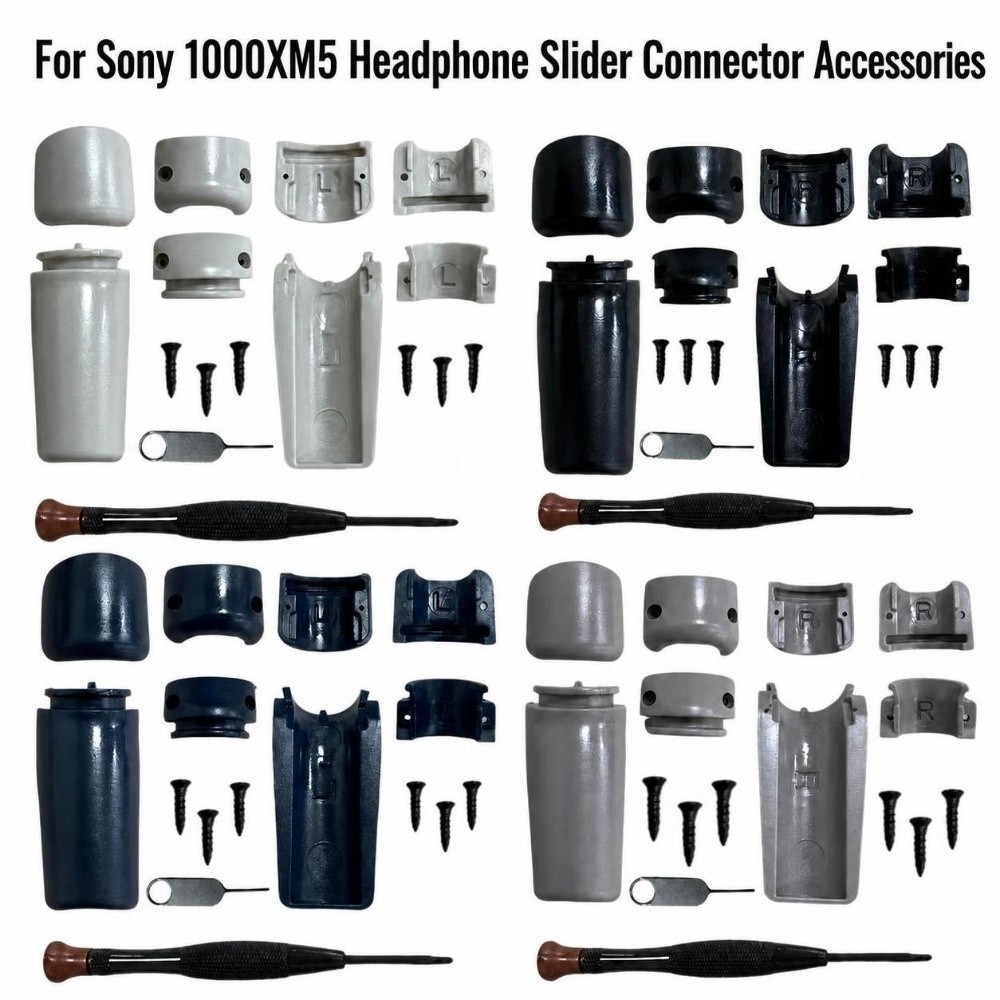 Sony Headphone Wh-1000Xm5 - ชุดซ่อมบานพับหูฟังพลาสติก ชุดเชื่อมต่อแขนหูฟังครบชุด อะไหล่เปลี่ยนแขนหูฟังสำหรับ Sony WH 1000XM5