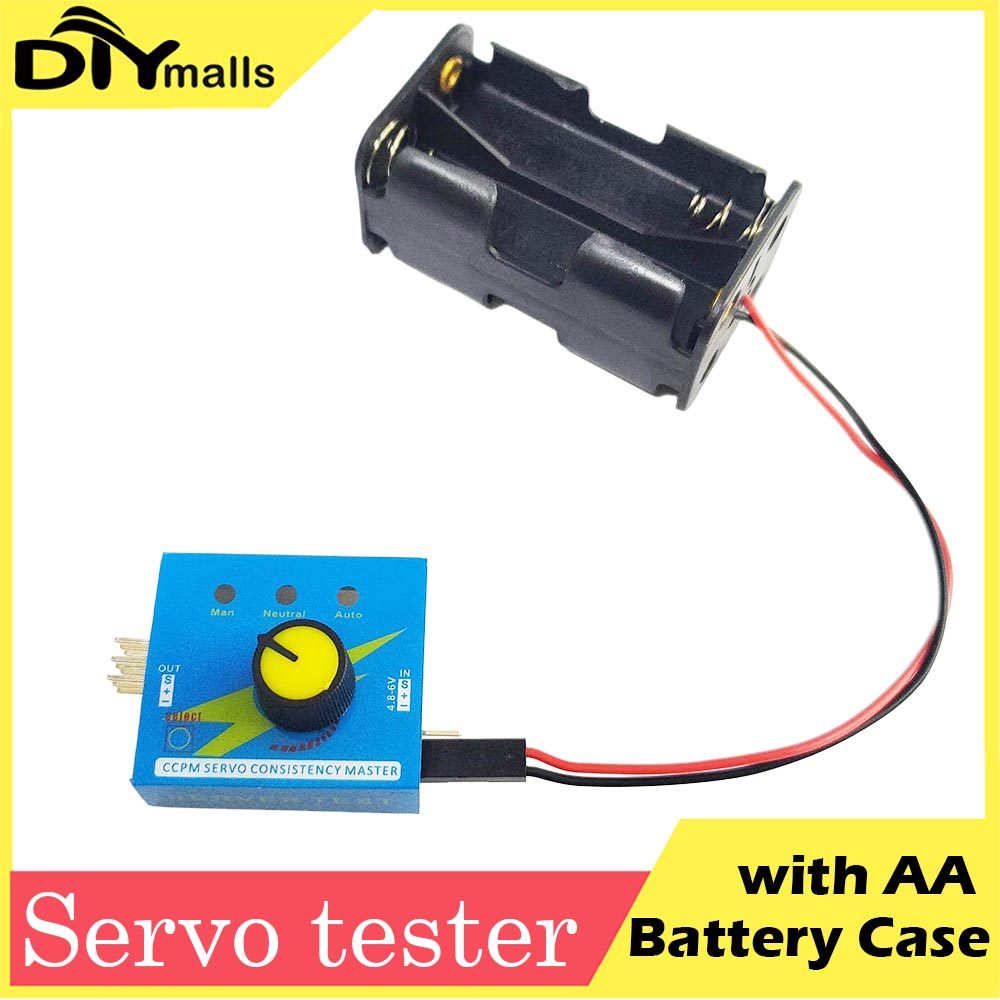 Battery Case Storage - เครื่องทดสอบเซอร์โว 3CH ดิจิตอล ESC ตัวควบคุมความเร็ว Checker