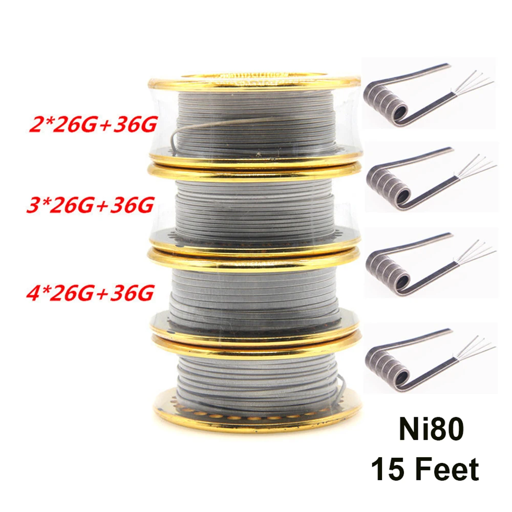 ลวด Ni80 26กรัม36GA 15ฟุตแคลตั - Vape Accessory บทวิจารณ์และราคา