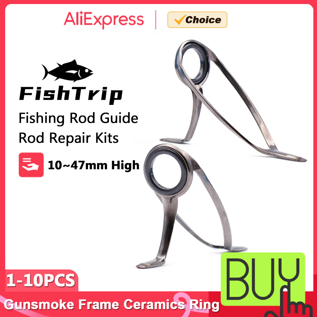 FishTrip Fishing Rod Guides ชุ - Mesh Coil Strip บทวิจารณ์และราคา