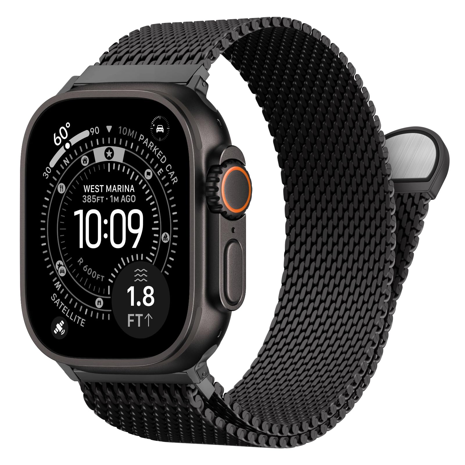 สายโลหะหนาสำหรับ Apple Watch B - Mesh Coil Strip บทวิจารณ์และราคา