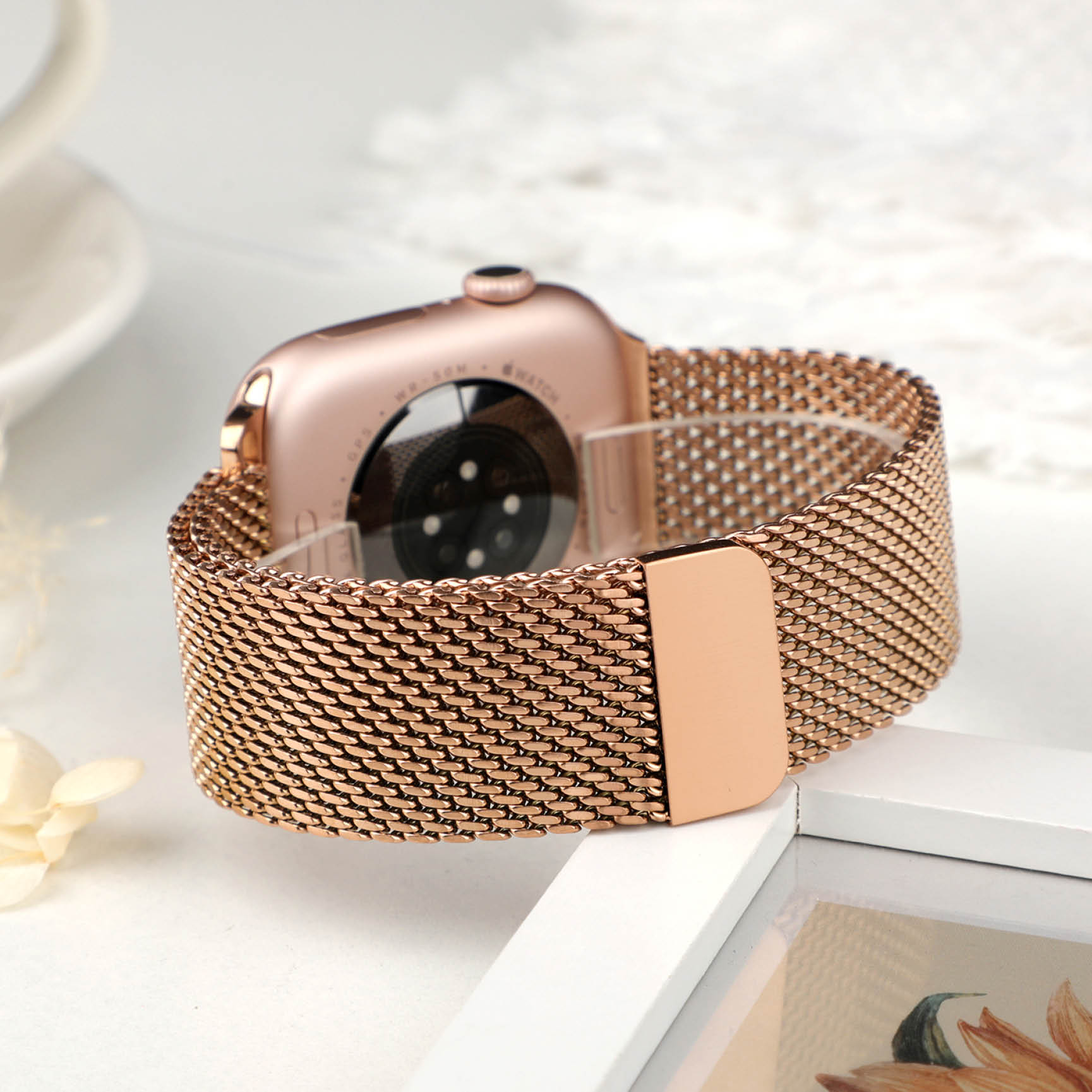 สายโลหะหนาสำหรับ Apple Watch B - Mesh Coil Strip บทวิจารณ์และราคา