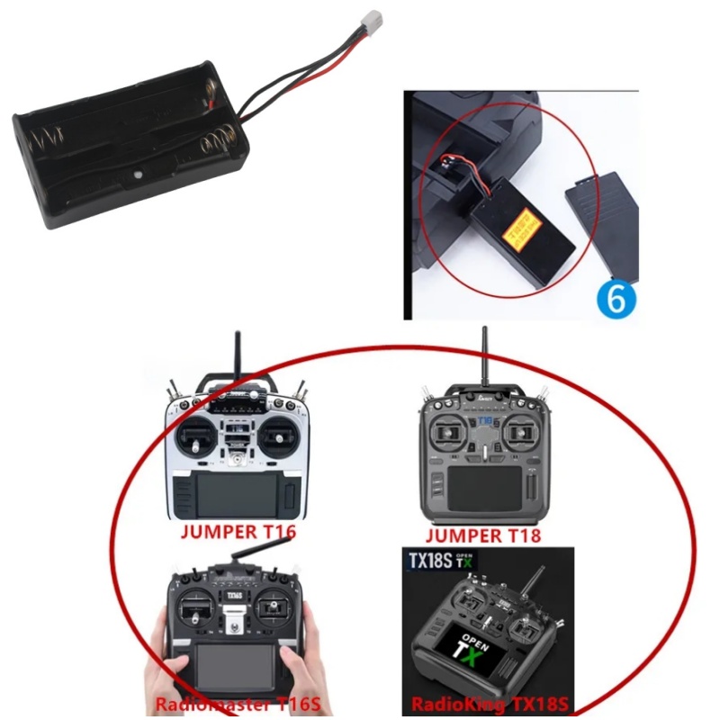 กล่องแบตเตอรี่ RadioMaster TX1 - Battery Case Storage บทวิจารณ์และราคา