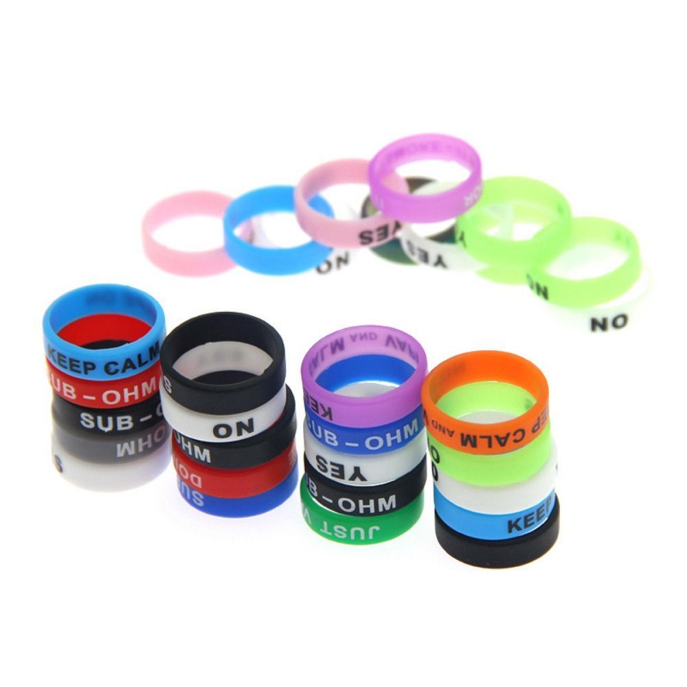 ปลอกซิลิโคนกันลื่นสำหรับด้ามคั - Vape Band Silicone บทวิจารณ์และราคา
