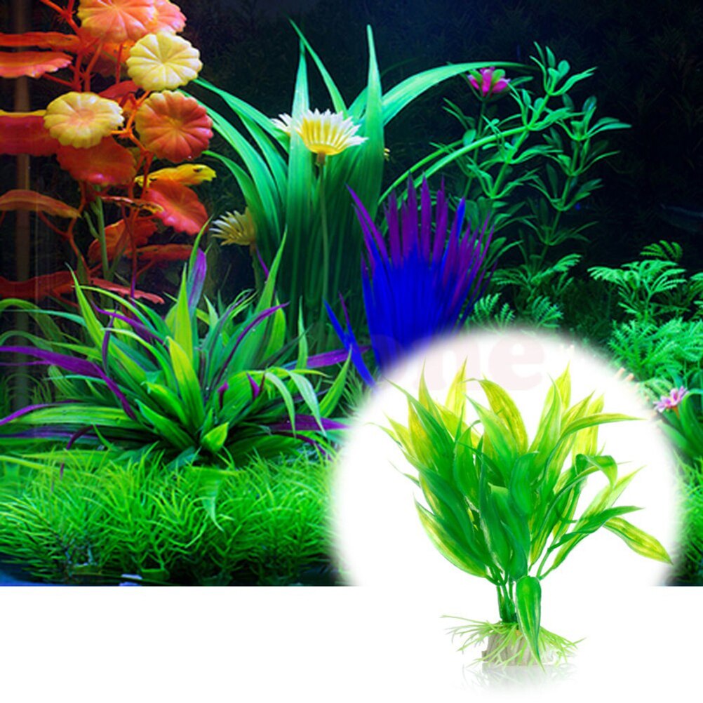 15 ซม.ประดิษฐ์ Aquarium Decor  - Dry Herb Vaping Accessories บทวิจารณ์และราคา